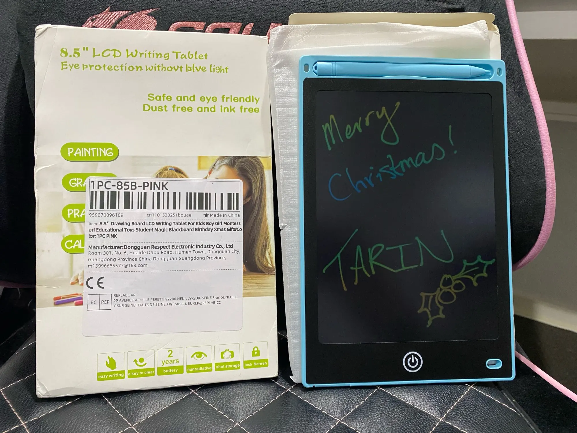 8.5" Drawing Board LCD Writing Tablet For Kids Boy Girl Montessori Educational Toys Student Magic Blackboard Birthday Xmas Gift photo review