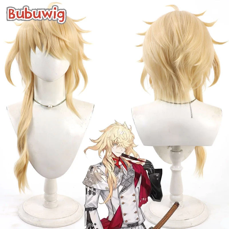 bubuwig-synthetic-hair-ichimonji-norimune-cosplay-wigs-ichimonji-norimune-halloween-long-wavy-blonde-men-wig-heat-resistant