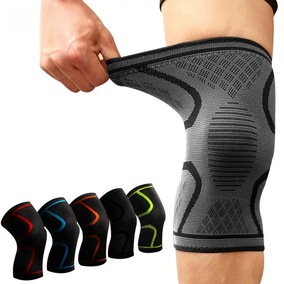 AliExpress UK Aolikes AOLIKES 1PCS Fitness Running Cycling Knee Support Braces Elastic Nylon Sport Compression Knee Pad