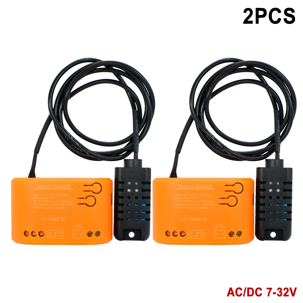 2PCS Tuya 1CH Relay…