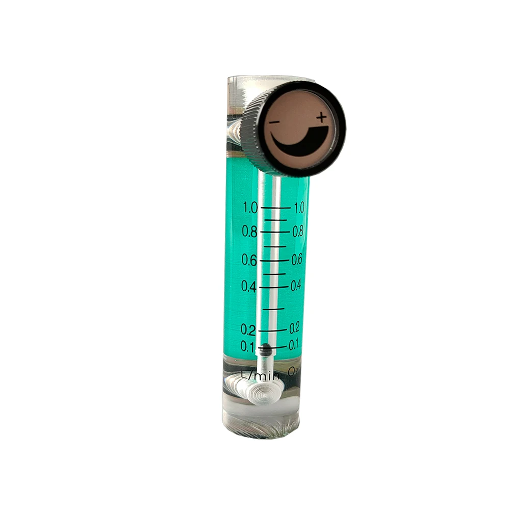 02 acrylic oxygen 0-1L flow meter for oxygen concentration