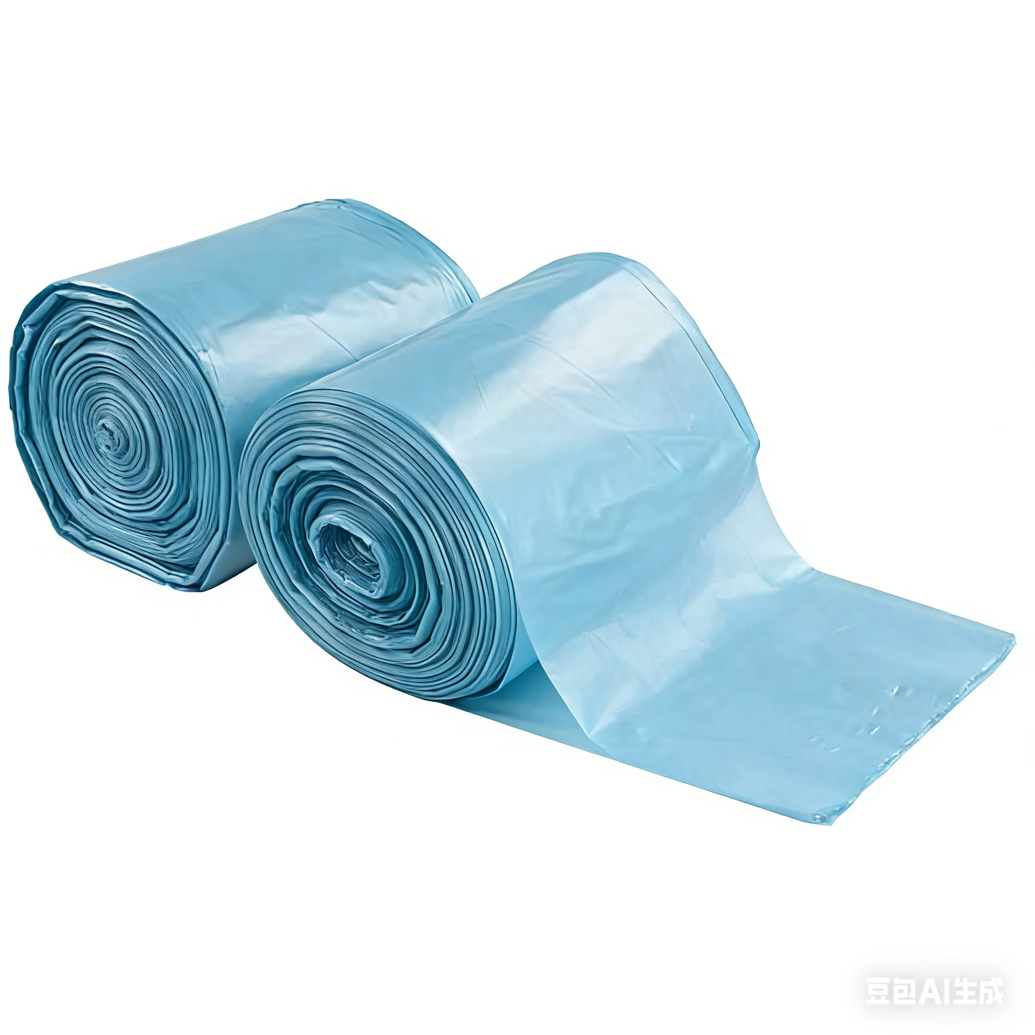 Bolsas de basura de cocina azules fuertes a prueba de fugas (paquete de 300): extra gruesas, resistentes a desgarros para una eliminación de residuos diarias.