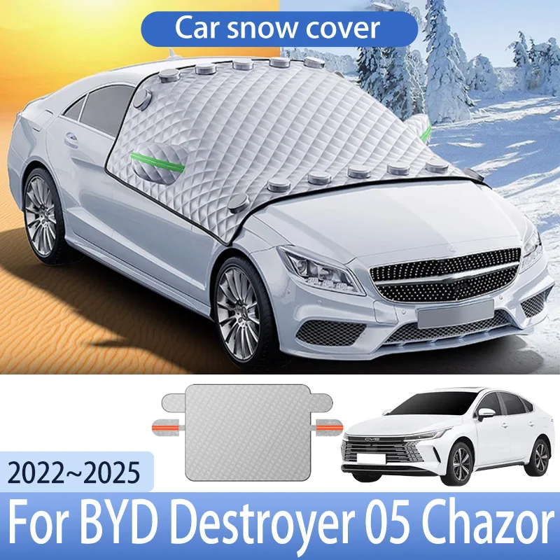 

Car Snow Cover For BYD Destroyer 05 Chazor 2022~2025 Front Windshield Shield Protector Snow Ice Cover Auto Exterior Accessories