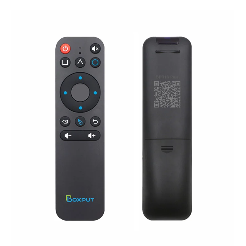 BPR1S Plus BLE 5.0 Air Mouse Telecomando vocale Telecomando wireless da 2,4 GHz con giroscopio per Android TV Box / PC