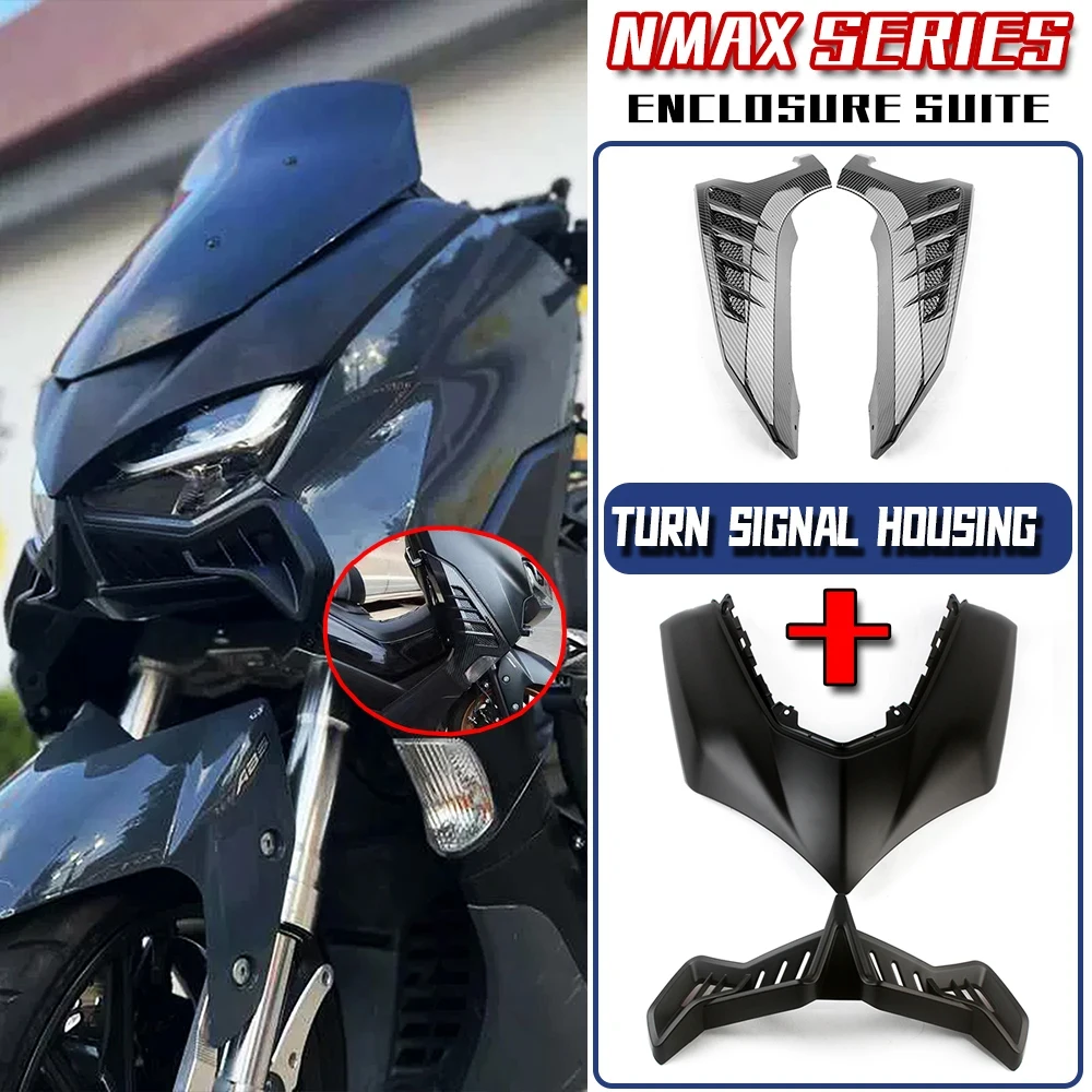 

Side Combo Set for NMAX 155(2017-2024) ABS Carbon fiber side Suite front fairing panel Suite