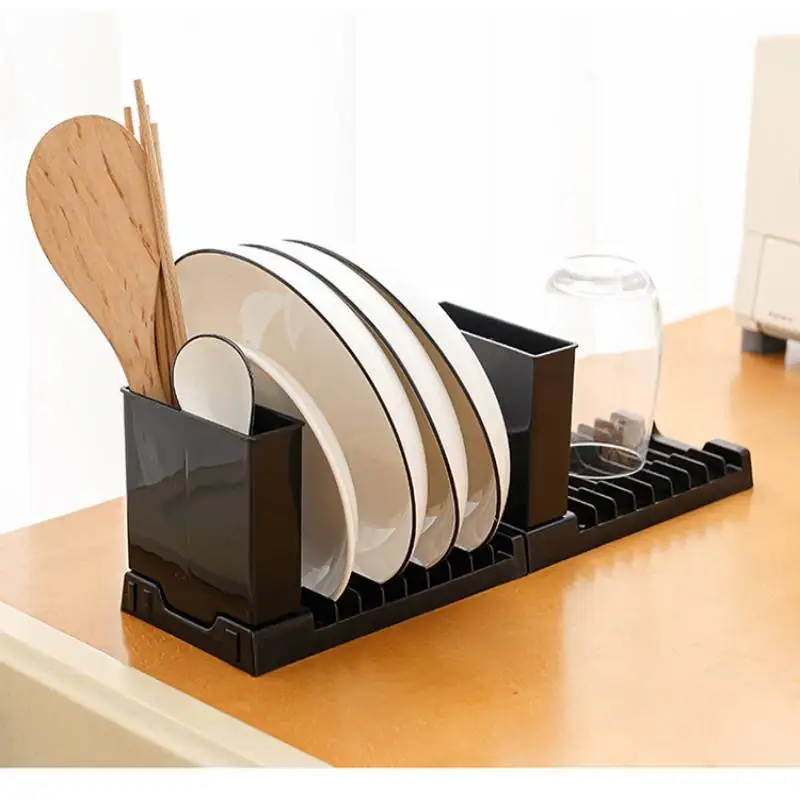 Multiuso Prato Secagem Pia, Suporte de talheres, Decoração Pendurada, Rack Secador para Contador, Casa, Gadgets de cozinha