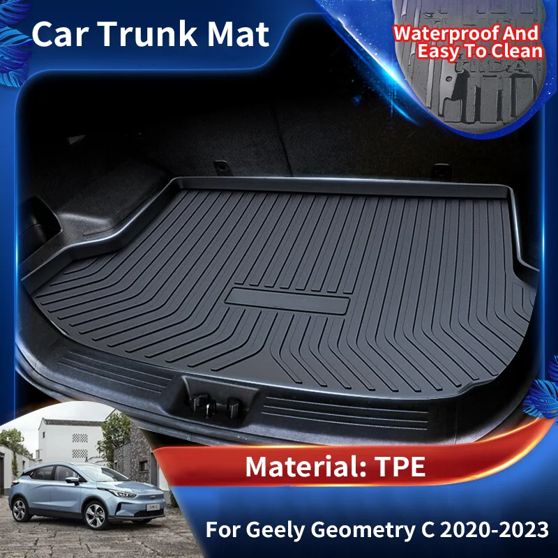 

for Geely Geometry C 2020 2021 2022 2023 Car Boot Liner Cargo Rear Trunk Mats Luggage FLoor Tray Waterproof Carpet Accessories