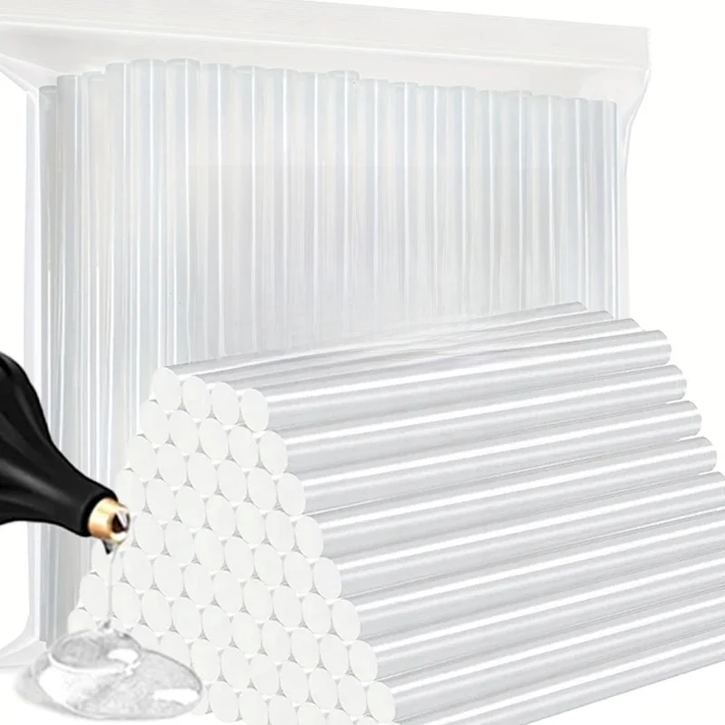 Bâton de colle thermofusible Transparent de 7mm, bâton de colle visque forte pour pistolet à colle électrique, bricolage artisanat Album Kits de réparation outils vente en gros