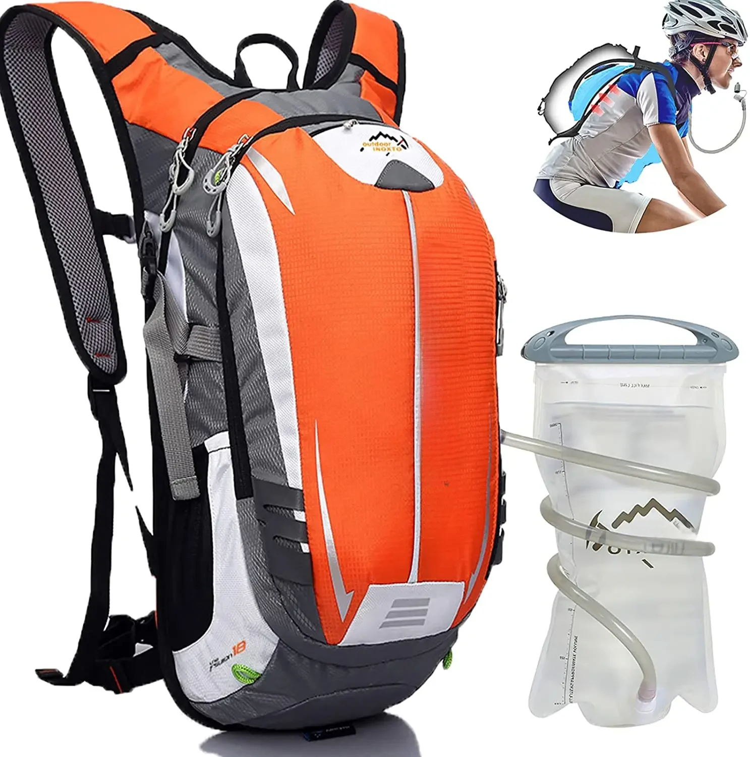 AliExpress OUTDOOR INOXTO 18L Ultralight Outdoor Sports Backpack for Climbing, Hiking, Running, Cycling, Hydration, Waterproof