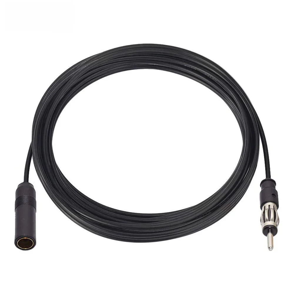 Câble d'extension d'antenne de voiture Radio FM AM, connecteur de prise DIN, câble Coaxial pour véhicule camion voiture, unité principale stéréo CD