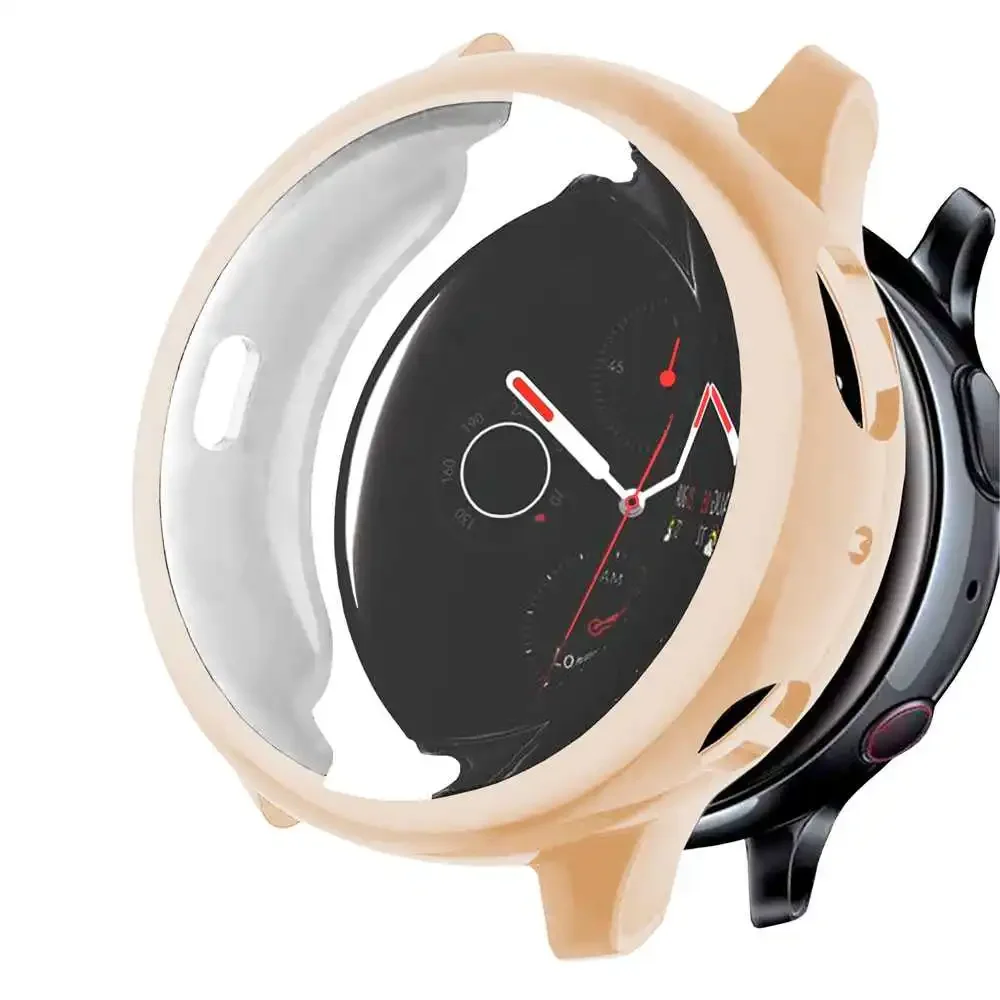 Capa protetora TPU Capa flexível Rosa Dourado Compatível com Samsung Galaxy Watch Active 2 (44mm)