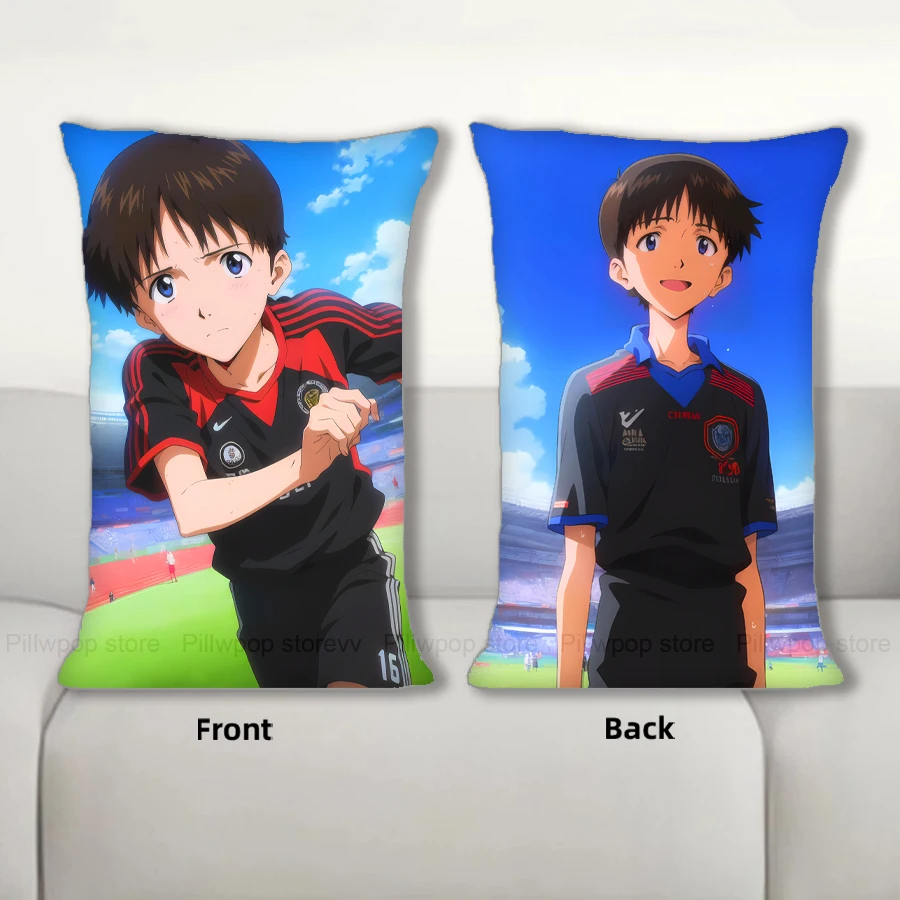 

R18+ Dakimakura Anime Ikari Shinji Body Pillow Cover Sofa Cushion Double-side Print Throw Pillow Case 40X60cm