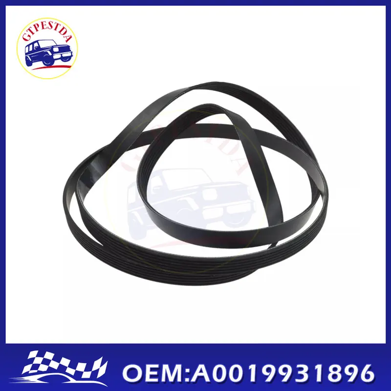 

1PCS Serpentine Belt Timing Belt For Mercedes Benz C300 C350 E350 E550 0019931896 0039937296 A0019931896 Car Accessories