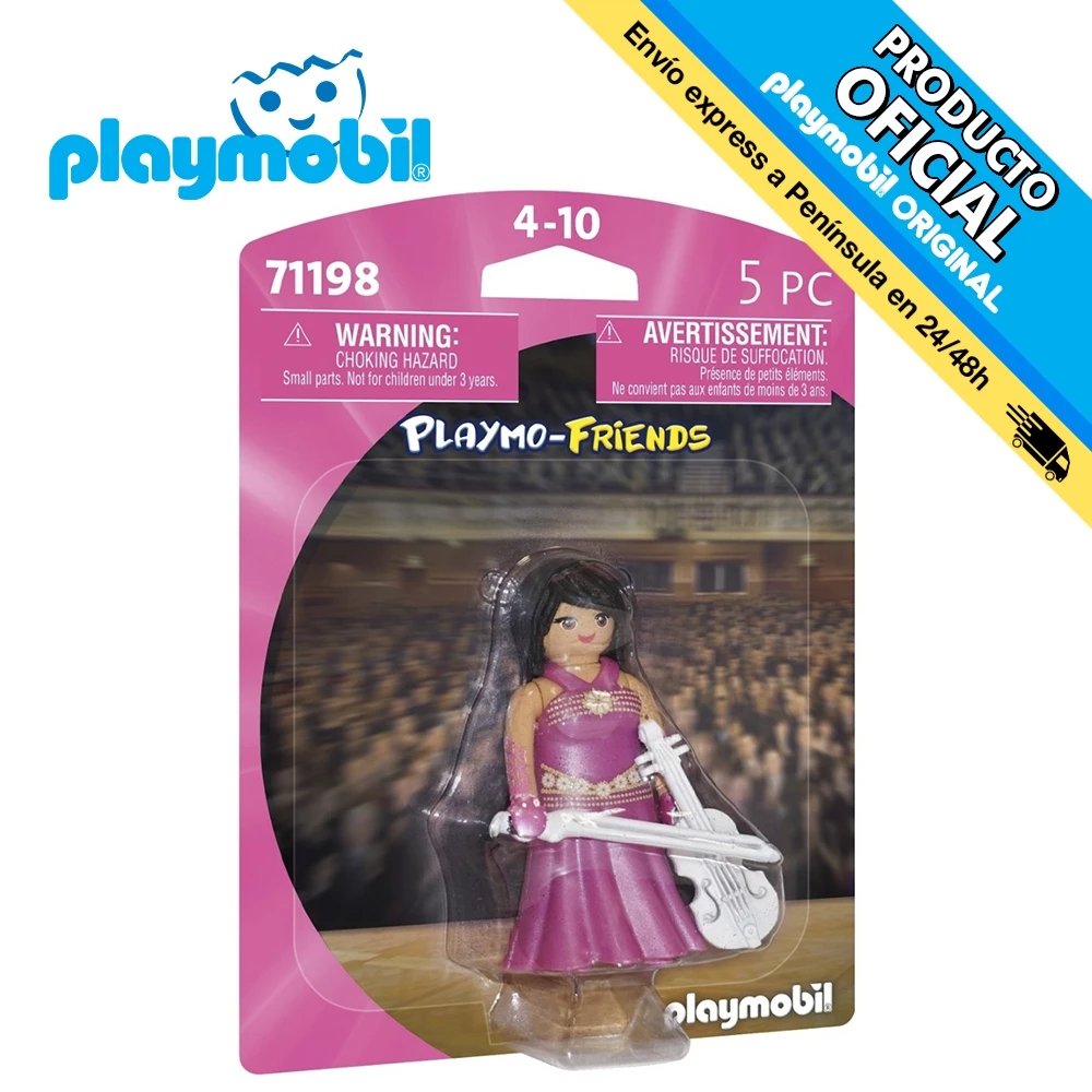 Playmobil Playmo-friends violinist, 71198, original, clicks, gift, boy, girl, toy, collection, shop, with box, official product, man, woman