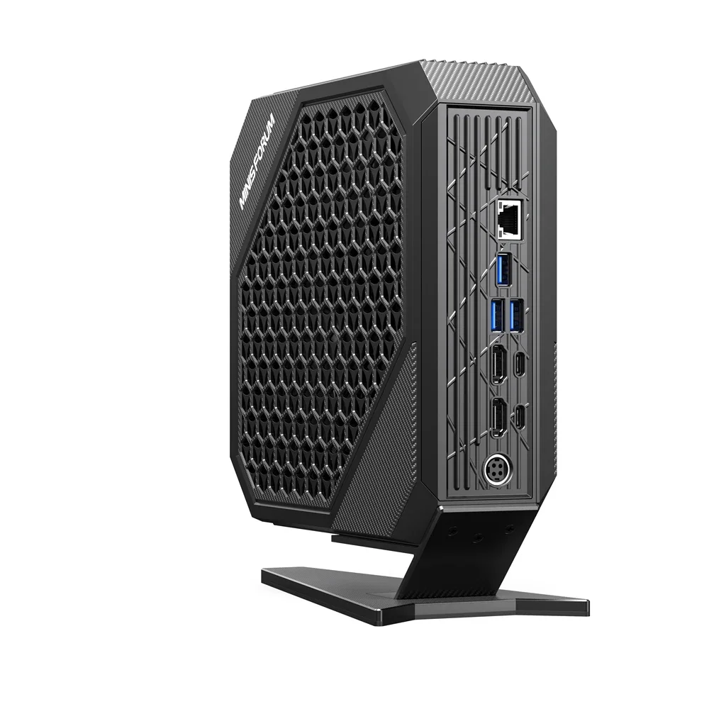 MinisForum HX100G HX99G Gaming Mini PC AMD Ryzen 7 7840HS 9 6900HX Radeon RX 6650M 6600M Windows 11 DDR5 2xUSB4 Gamer Computer