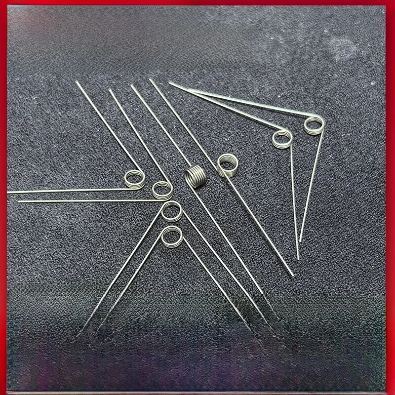 Diamètre du fil 0.5mm 304 acier inoxydable petit ressort de Torsion épingle à cheveux ressort en forme de V personnalisable 60/90/120/180 degrés
