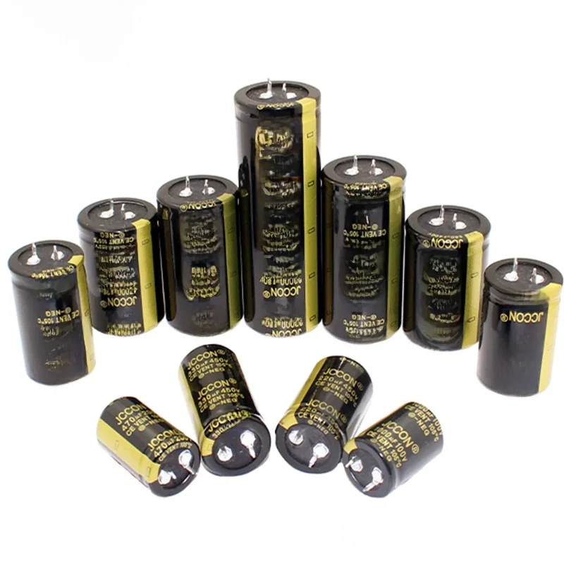2szt JCCON Audio Electrolytic Capa25V 35V 63V 80V 100V 200V 250V 400V 450V 3300UF 4700UF 6800UF 10000UF 15000UF 22000UF 47000UF — zdjęcie produktu 7