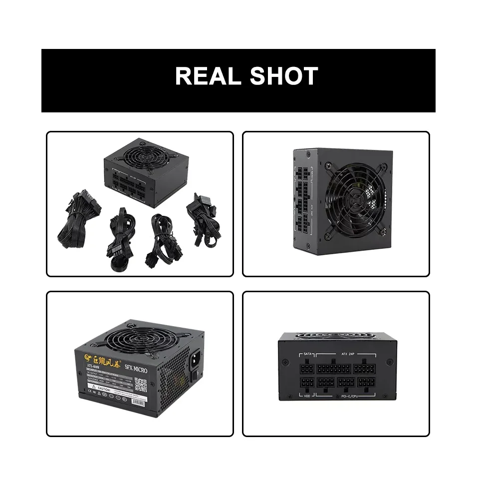 Imagem -05 - Fonte de Alimentação Sfx para pc Gamer Estojo Psu Totalmente Modular Sfx l Fontes de Alimentação 750w 600w