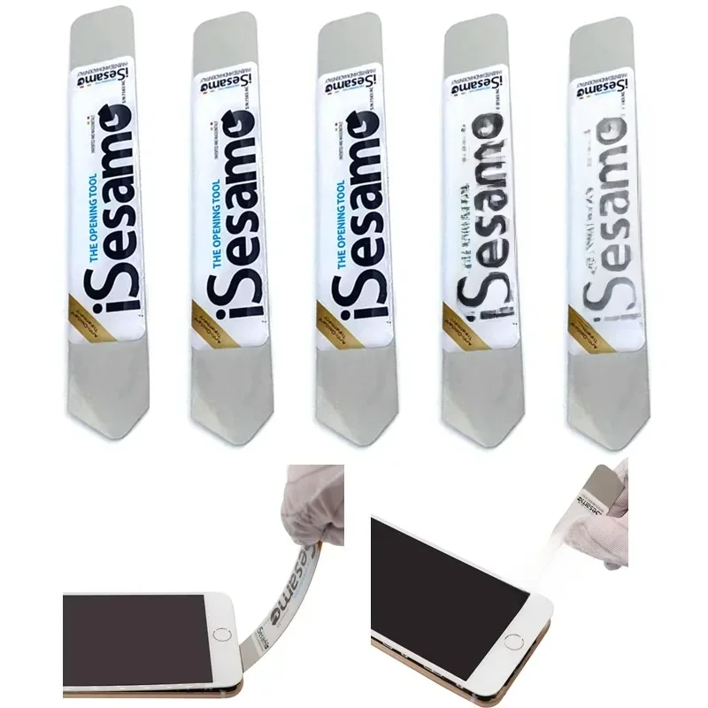 2/5 pièces outils d'ouverture lame en acier inoxydable levier mince Spudger téléphone portable tablette écran batterie pour Samsung IPhone IPad ouvreur