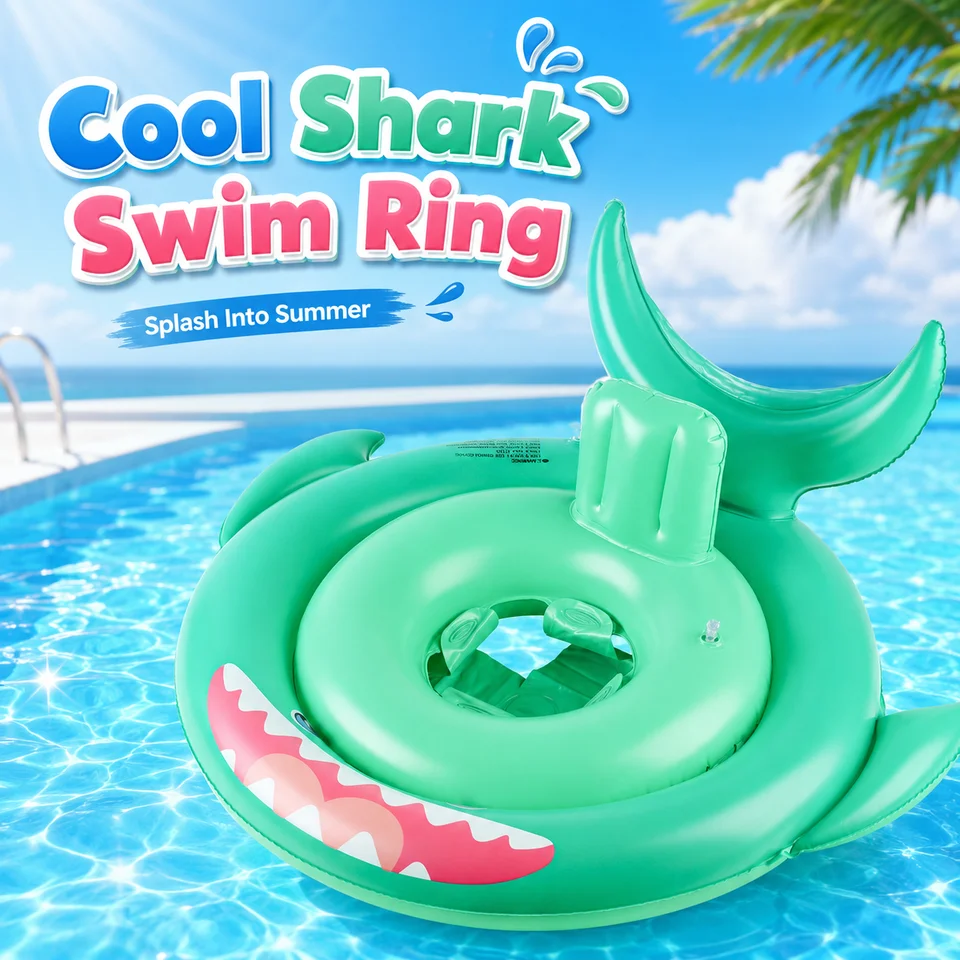 Flotador De Natación Infantil Con Asa Y Asiento – Anillo Inflable Para Niños De 1 A 4 Años, Ideal Para Piscina Y Playa