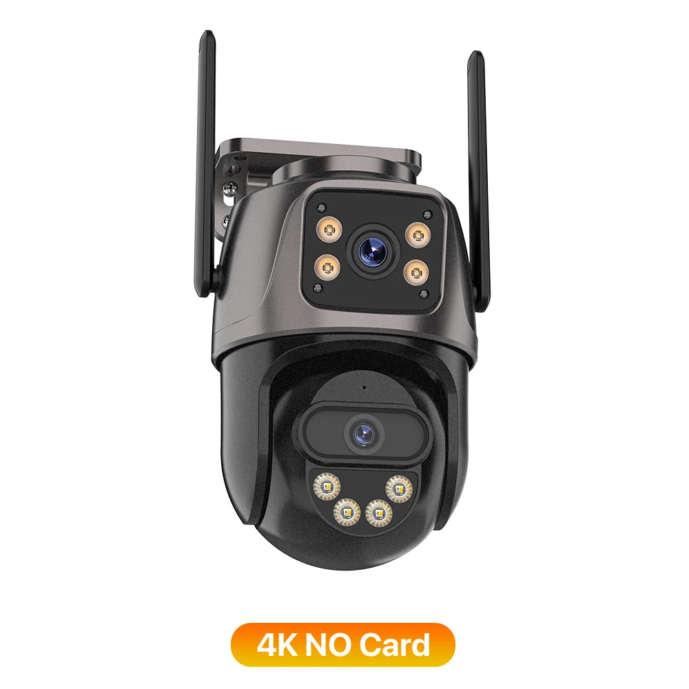 WONSDAR Outdoor Wifi PTZ-camera Drie lenzen of dubbele lens IP-camera Auto Tracking Kleur Nachtzicht Videobewaking CCTV iCsee