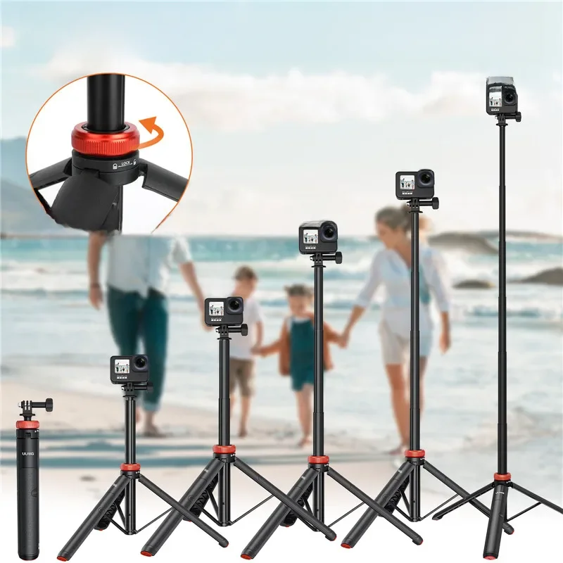 Aluminiowy statyw do selfie Mini przenośny statyw Vlog do kamery akcji Gopro Hero 13 12 11 Osmo Action Insta 360 X4 X3 — zdjęcie produktu 7