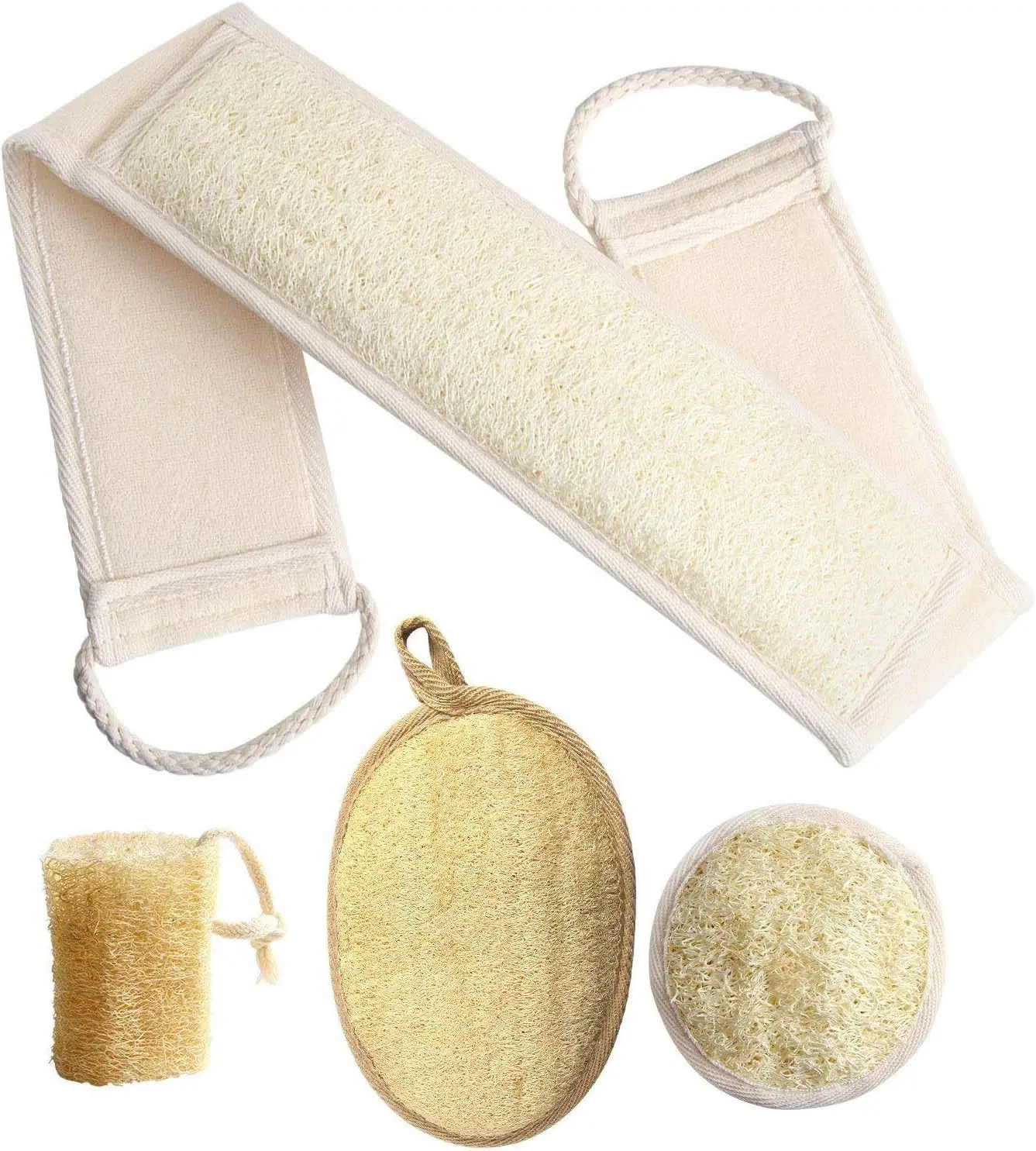

Natural Loofah Sponge Unisex Bath Towel Wipe Thick Sponge Bath Shower Rub Wash Body Scrubber Durable Healthy Massage Brush 4