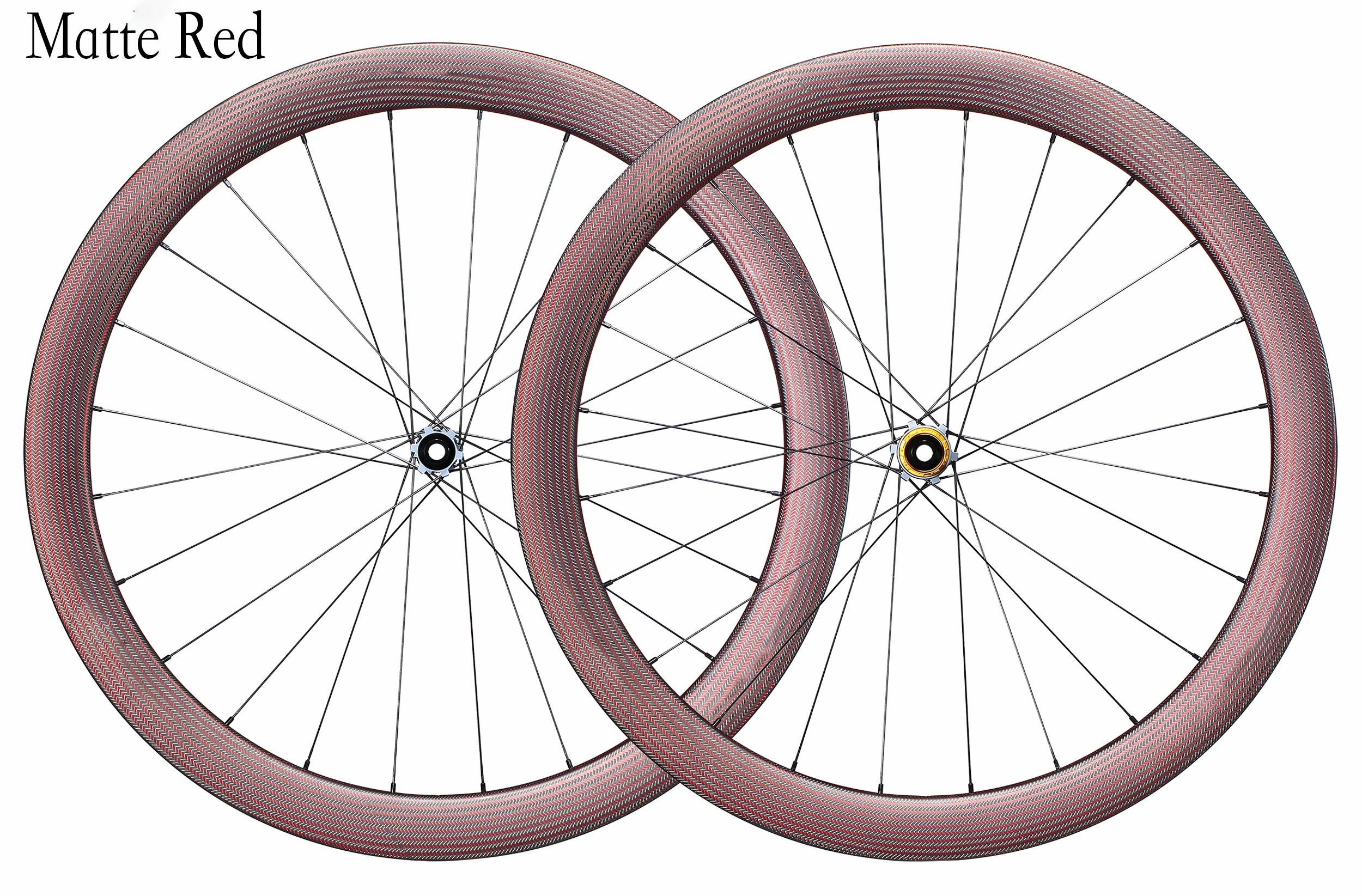 Rennrad-Scheibenbremsenlaufräder mit Ratchet-System, 700C 36T Wave Carbon Laufradsatz, 50mm Profilhöhe, Rennrad-Speichenlaufräder, 24 Speichen, Aero Carbonfaser-Laufräder – Detail 20