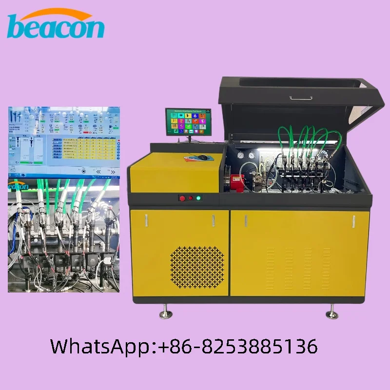 Common Rail Diesel Test Bench CR708 Test 6 Injectors EUI EUP HEUI CR Injector Pump Calibration Machine