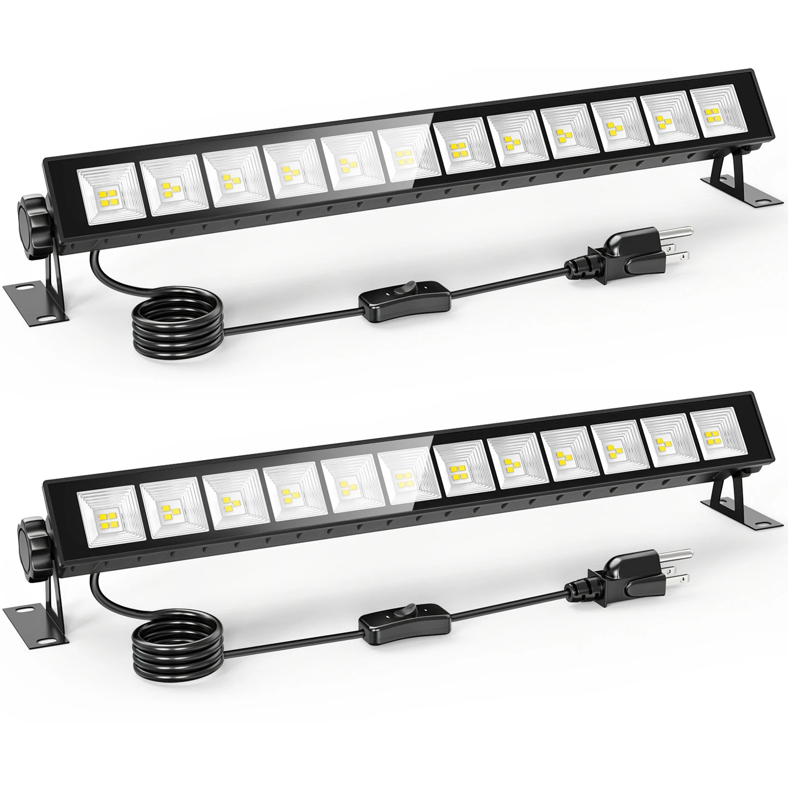 set-of-2-30w-led-light-bars-40-led-work-lights-8000lm-6000k-with-plug-and-switch-indoor-and-outdoor-use