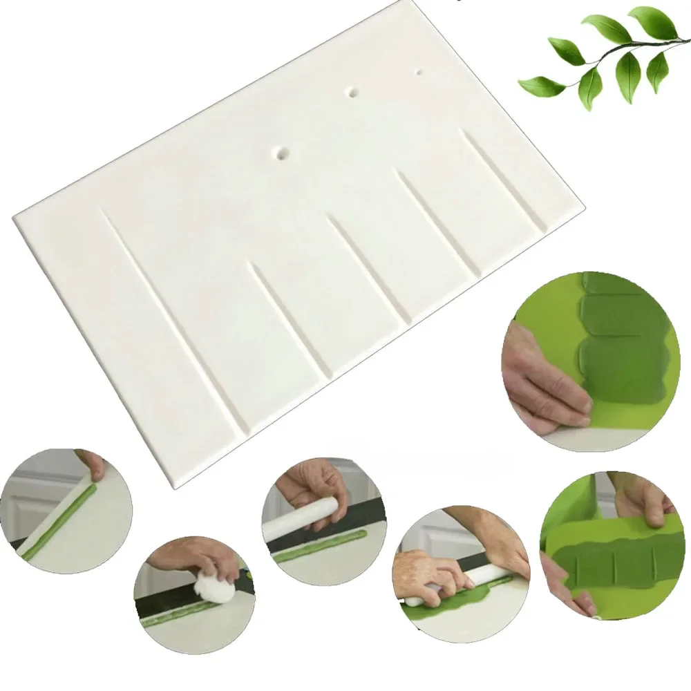 Planche à veines de feuilles de pétales, planche à modeler pour rainurage de sucre, cuisson de Fondant, pâte à gomme, moule, tapis, outils de décoration de gâteaux à faire soi-même