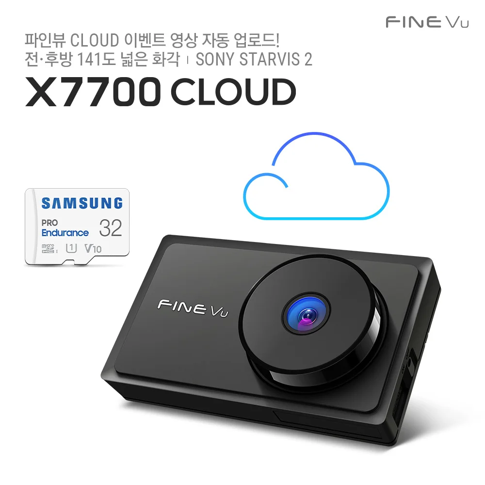 [100 billion Fest] [Memory up] Finview X7700 Cloud WI-Pi Bluetooth Dongle with built-in GPS Car Black Bak S QHD Black Box 2 Channel Black Box Viewer