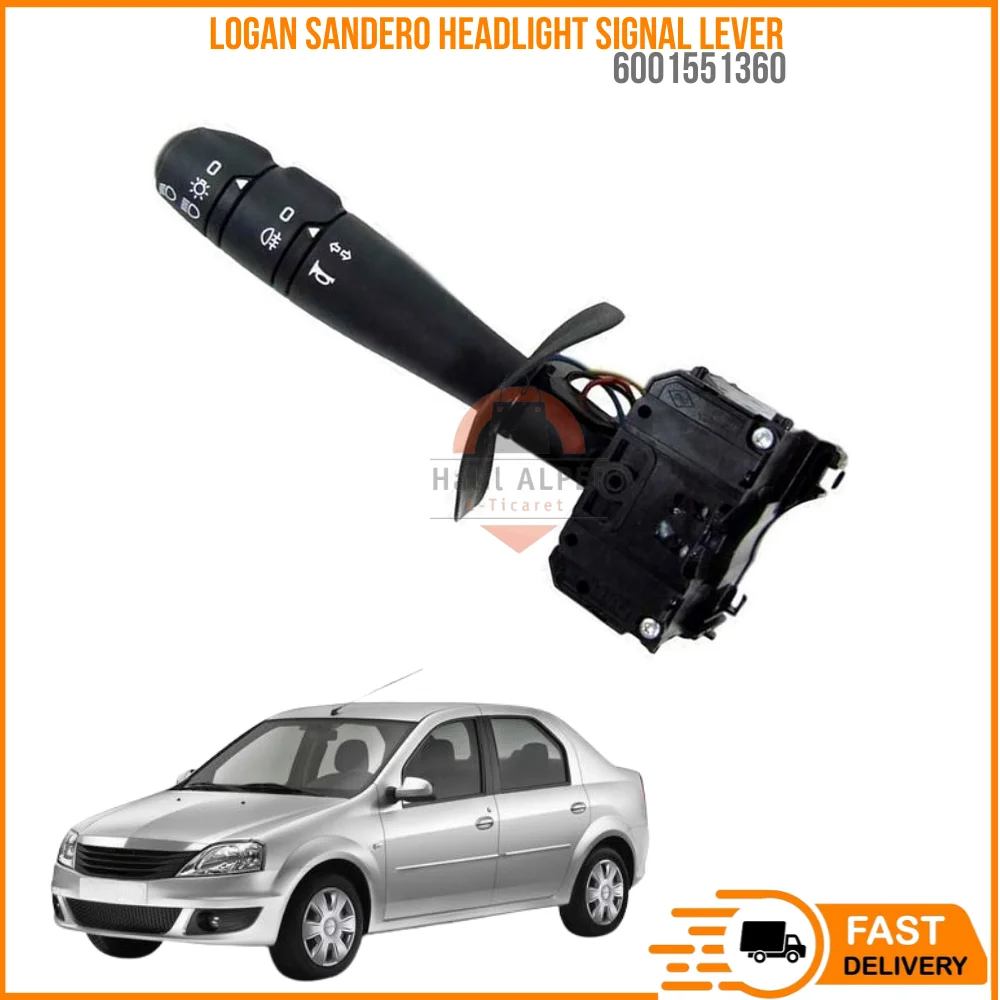 For LOGAN SANDERO HEADLIGHT SIGNAL LEVER WITHOUT FOG OEM 6001551360 super quality high satisfaction high satisfaction price