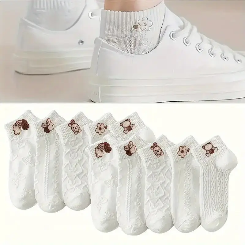 

15 пар белых осенних и зимних носков, приятных для кожи, мягких, дышащих и удобных, спортивных и повседневных носков.