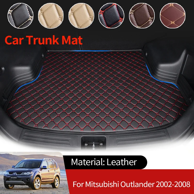 Car Boot Liner Cargo Trunk Mats Luggage FLoor Waterproof Carpets Accessories for Mitsubishi Outlander Peugeot 4007 MK2 2007~2013