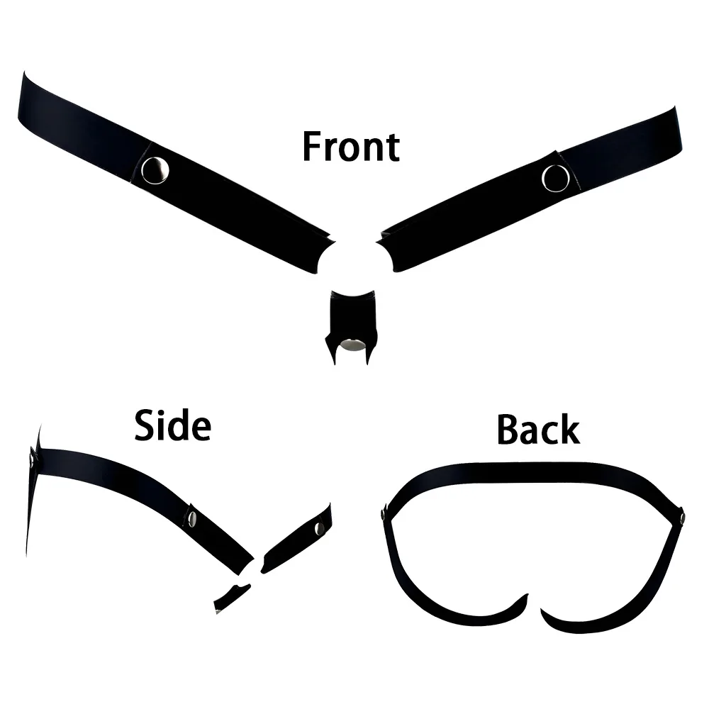 Elastic Nylon Harness Belt for FRRK Male Chastity Cage Male Chastity Device Fixing Belt Body Harness Adult Sex Toys for Men - view 5