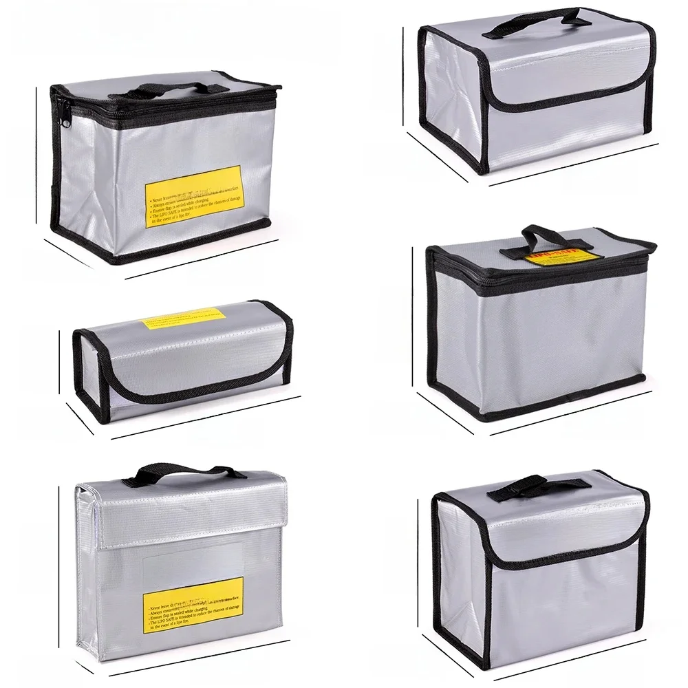 Lipo Guard-Sac de sécurité portable pour batterie de voiture RC FPV Racing Drone, arrang, VPN sion-Verde, 215x115x155mm