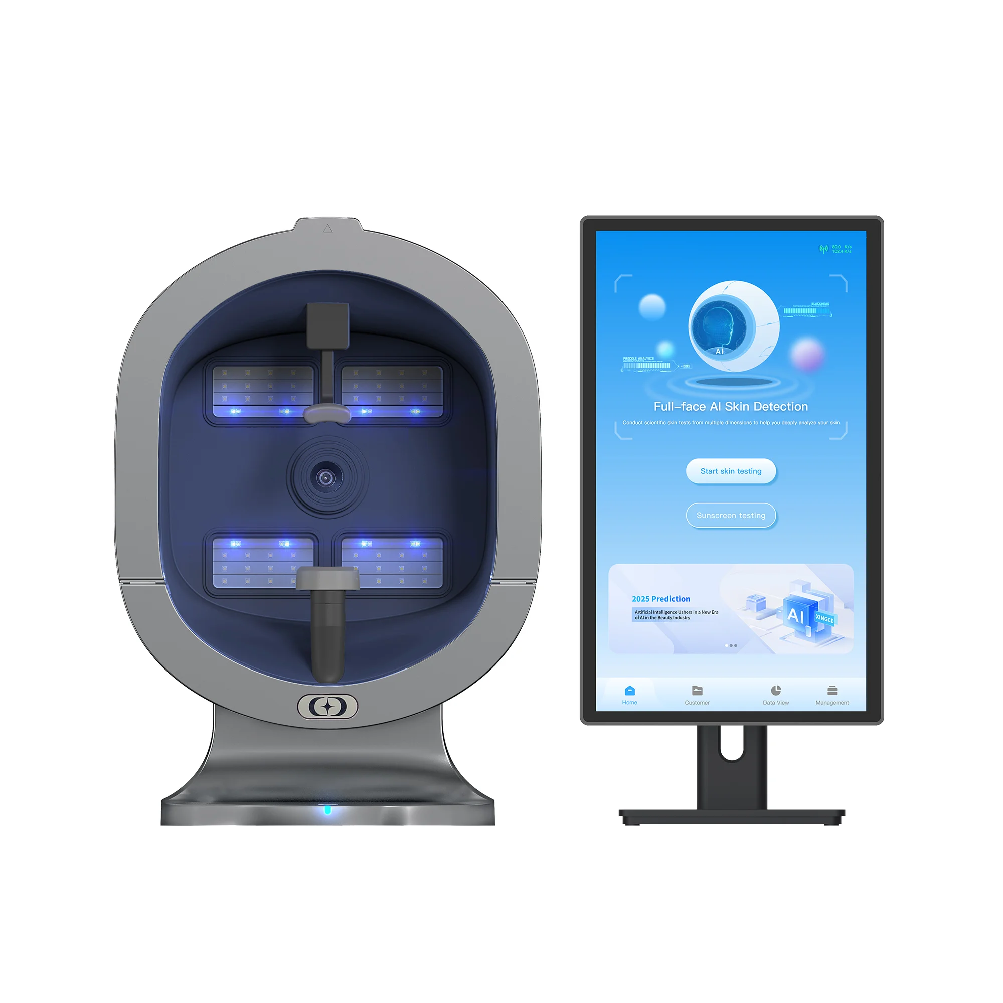3d Ai Skin Analyzer Diagnostic Machine XingCe X5 Facial Skin Scanner Analysis Magic Mirror