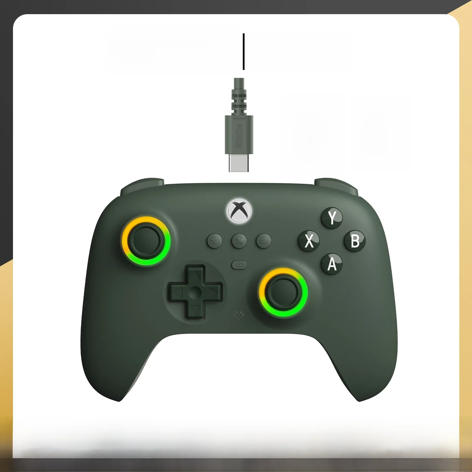 Przewodowy kontroler gier 8BitDo Ultimate C do konsoli Xbox Series X/S Xbox One z joystickami z efektem Game Pass Hall dla Windows 10/11 — zdjęcie produktu 6
