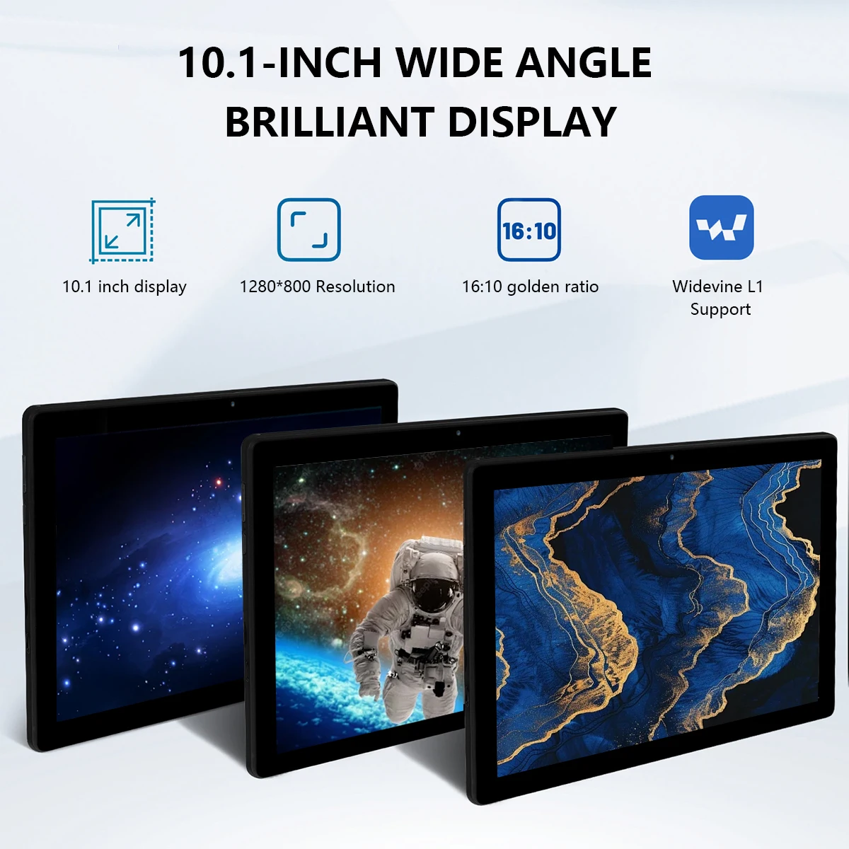 Tablette A10L 10 pouces, Android 14, 12 Go de RAM, 64 Go de ROM, Dean 1 To, Wi-Fi 6, déverrouillage par reconnaissance qualifiée ale, écran IPS HD, clavier, souris, stylet pour PC Pad, cadeau