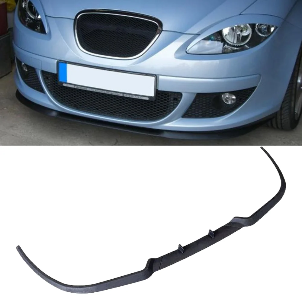 For Seat Altea CUPRA R front SPOILER FRONT BUMPER front lip Euro Spoiler lip Universal 3 PCs body kit tuning