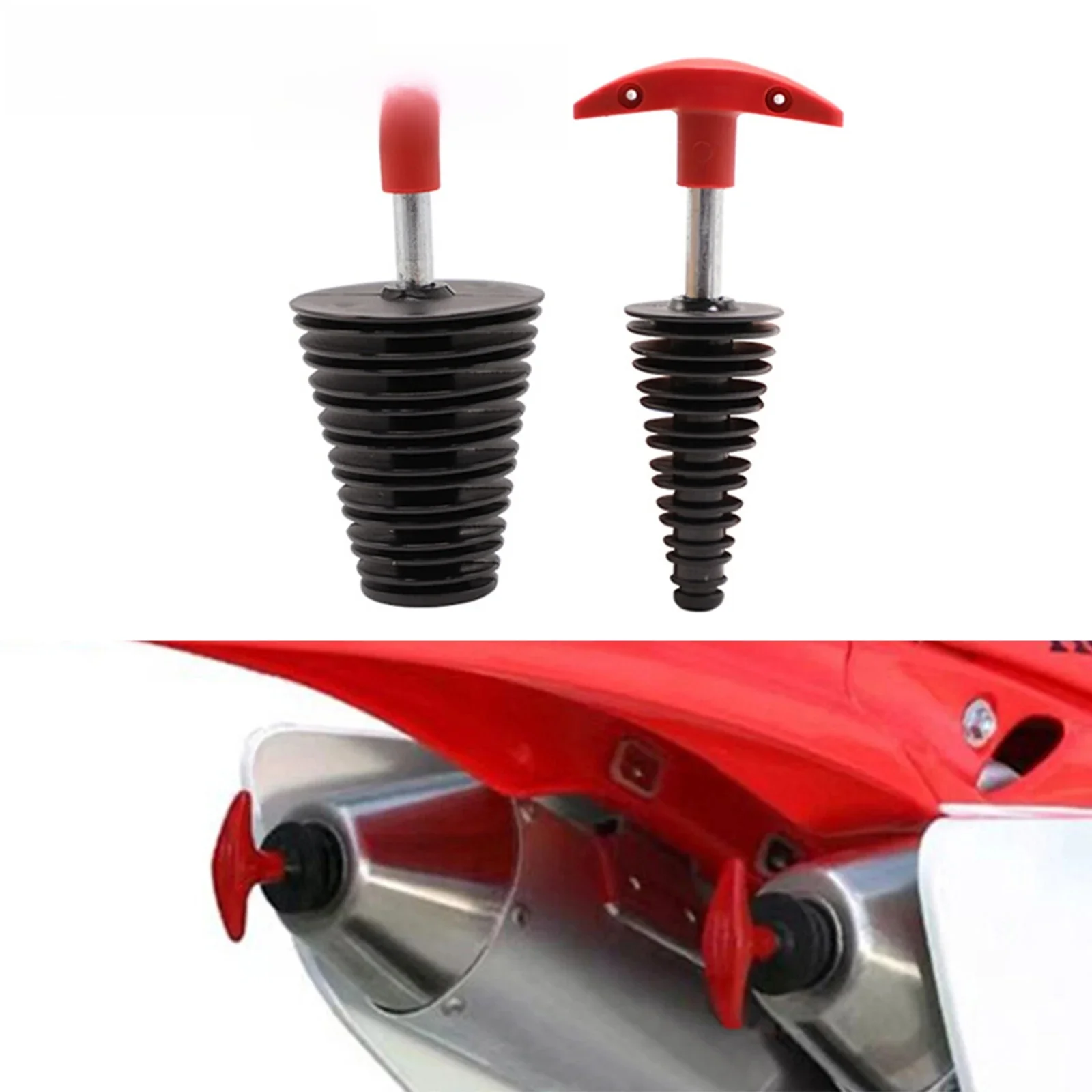 AliExpress NONE Exhaust Muffler Wash Plug Waterproof Plug Fit Motorcycle Pit Dirt Bike Enduro ATV Quad CR KX YZ CRF YZF RMZ KXF KTM DRZ 250 450