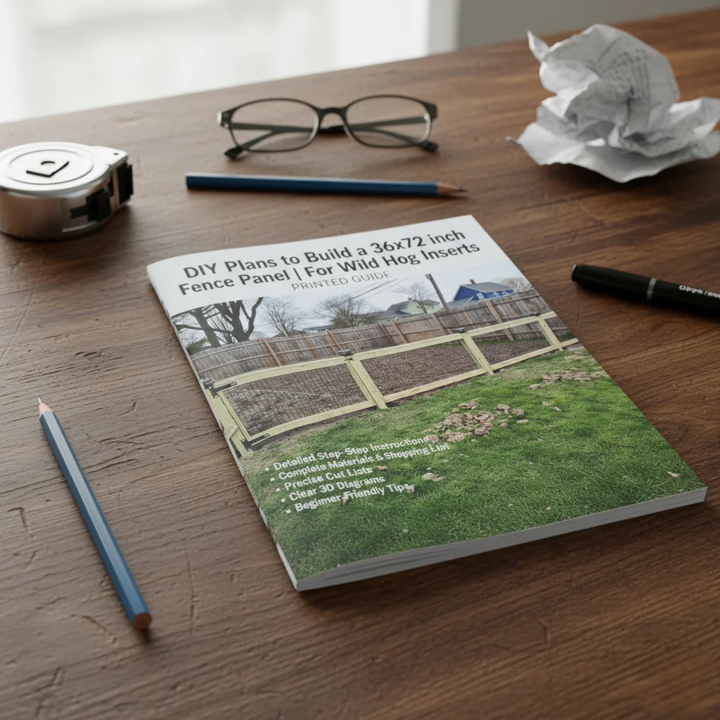 Build Your Own Fence: Printed Plans for Wild Hog Panels | DIY Construction Guide