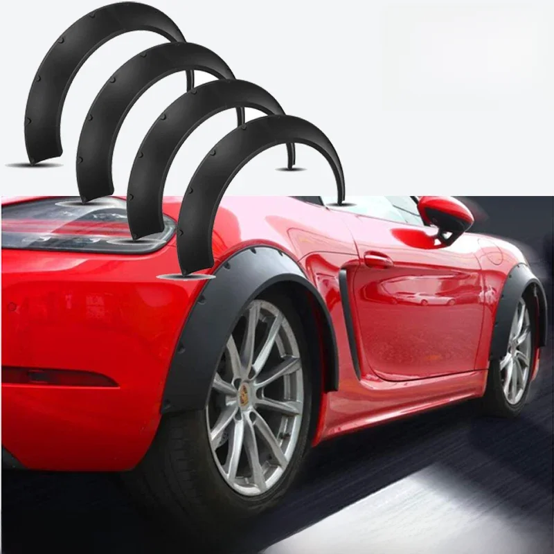 Évasements de garde-boue de voiture flexibles universels, corps Extra large, 4 pièces, arcs de roues 3.1 "/80mm