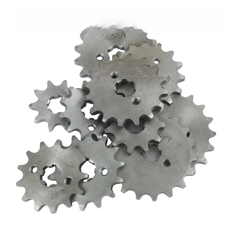 AliExpress NONE 420 420H Chain 17mm 10 -19 Teeth Front Engine Sprockets For Taotao Kayo BSE Xmotos Apollo SSR 110 125cc Dirt Pit Bike ATV Quad