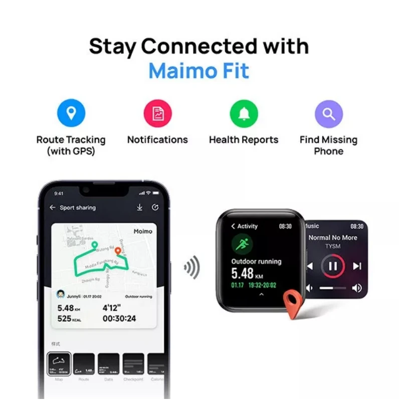 Maimo Watch Flow GPS Smartwatch 1.6