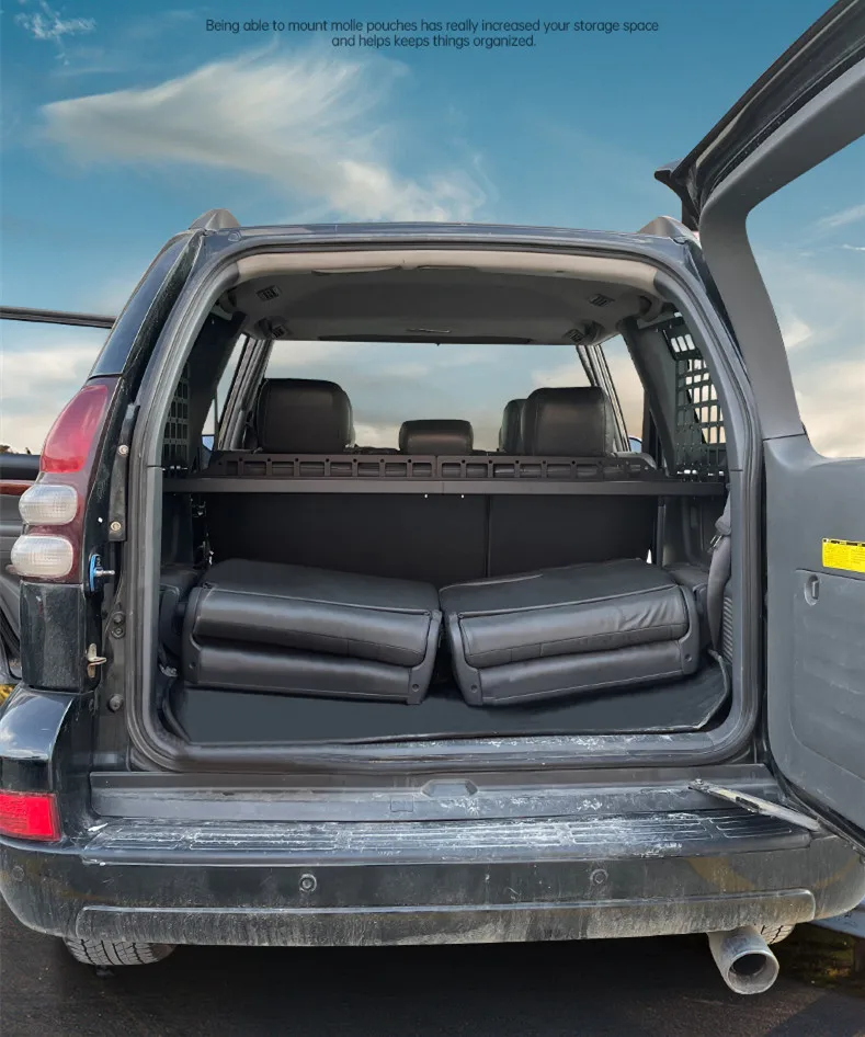 

Кронштейн для бокового окна Toyota Land Cruiser Prado J120 2003-2009, панель Molle, модульный органайзер для багажника, подходит для Lexus GX470