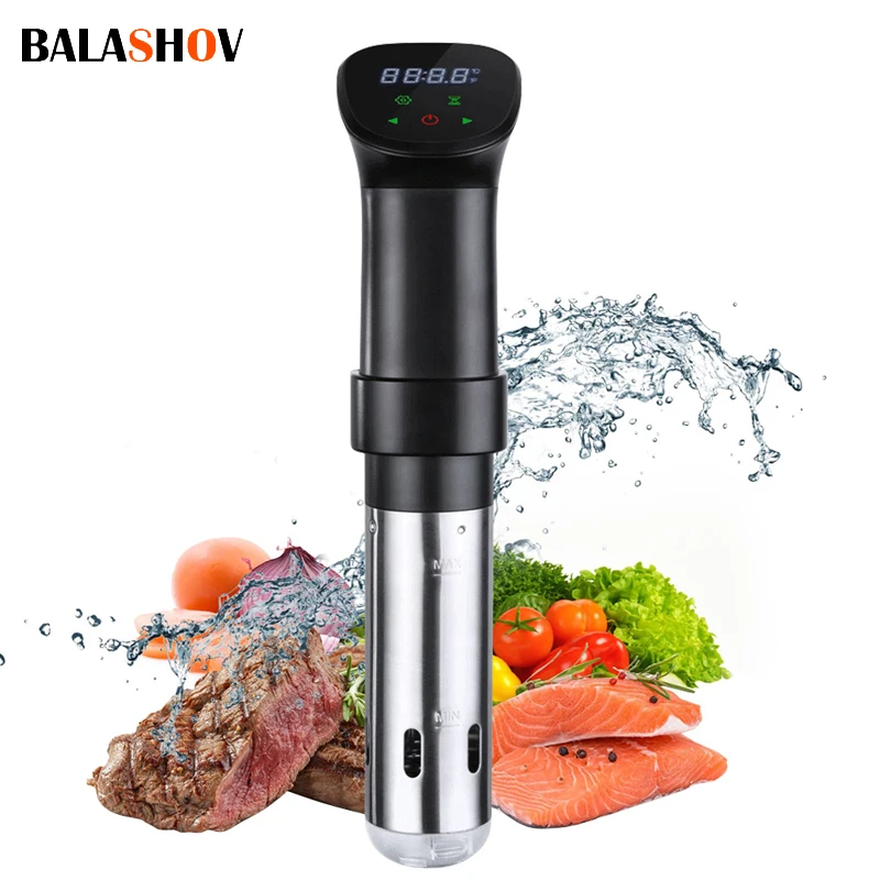 1800W 방수 진공 Sous Vide Cooker 침수 순환기 LED 디지털 디스플레이로 정확한 요리 스마트 슬로우 쿠커 히터