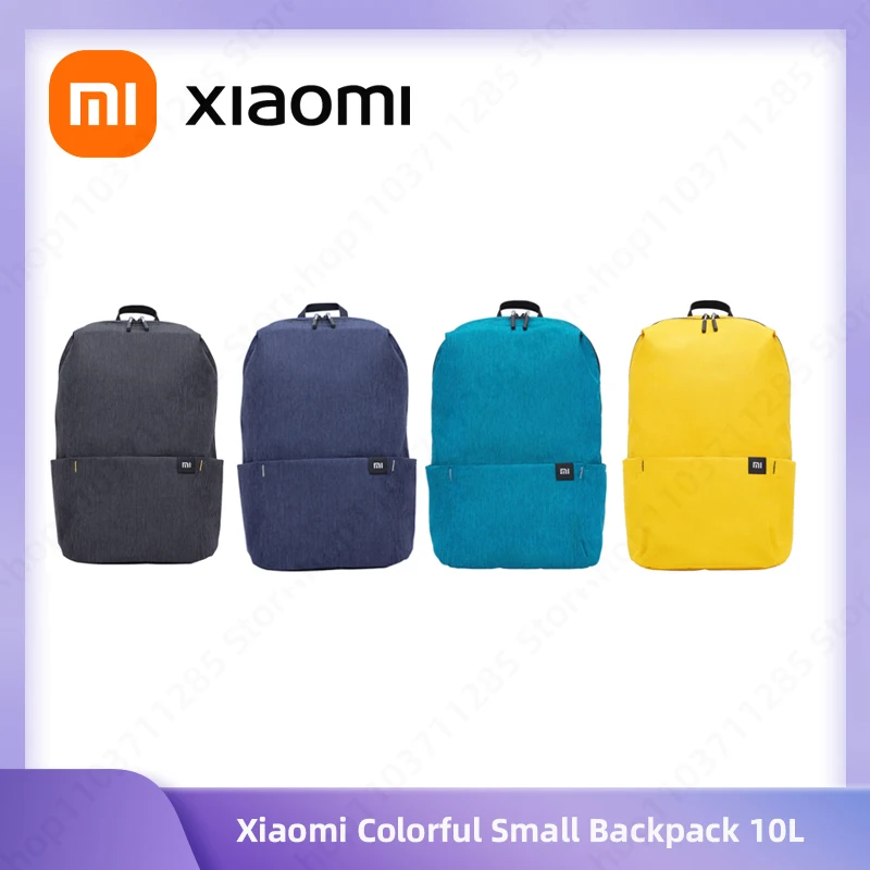 XIAOMI colorful small backpack men\'s and women\'s shoulder bag outdoor waterproof ultra-lightweight student portable sports bag