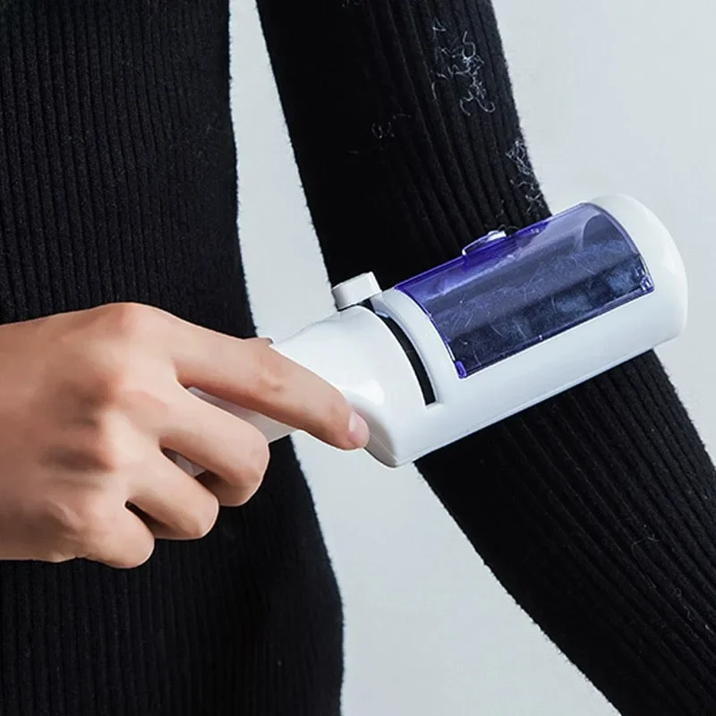Odplamiacz do ubrań Szczotka elektrostatyczna Przenośny płaszcz Sweter Czyszczenie na sucho Szczotka do usuwania kłaczków Pet Sticky Lint Remover — zdjęcie 2